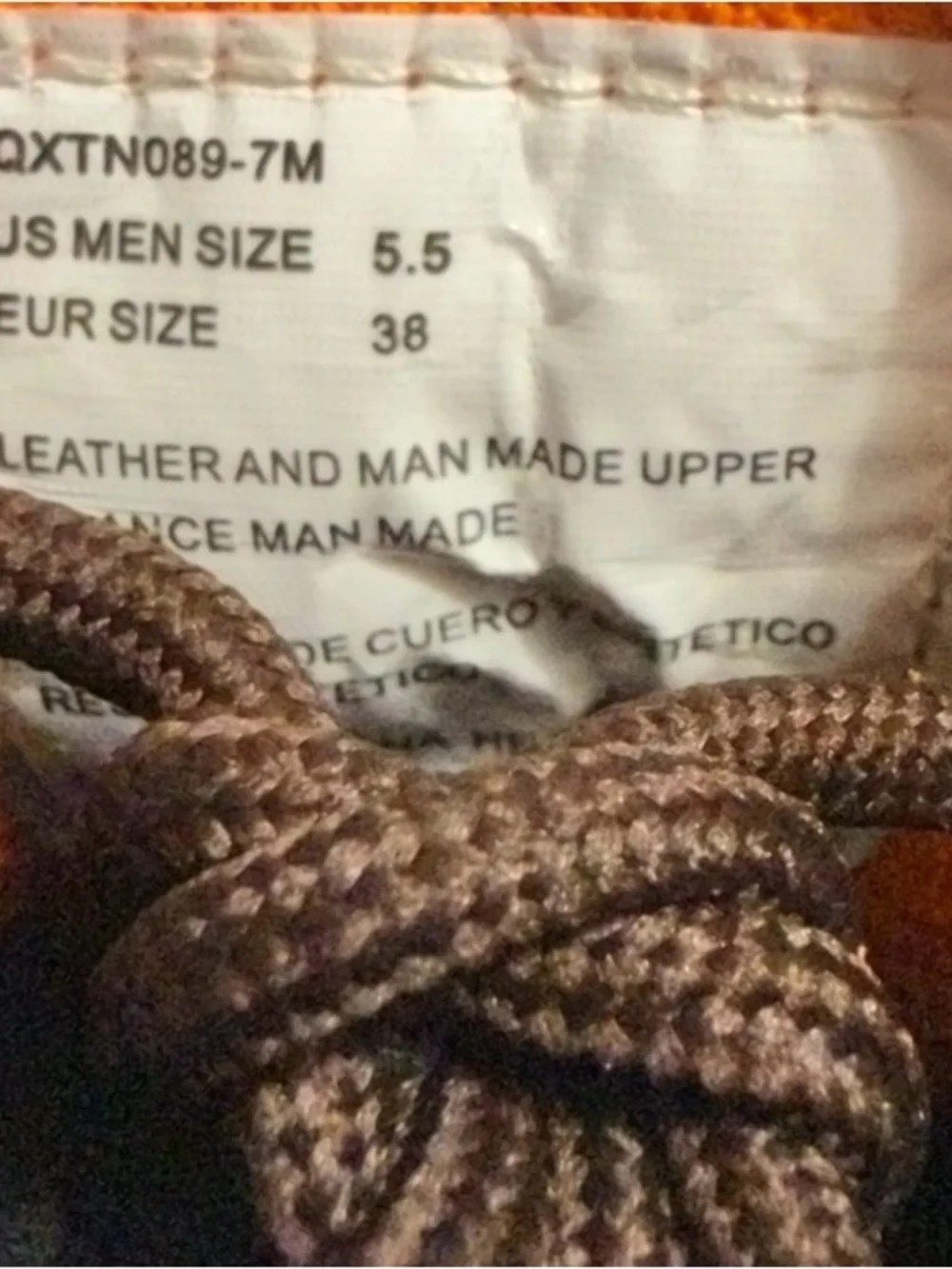 Men's Brown Genuine Leather Lace-Up Work Boots by